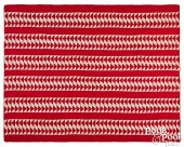 RED AND WHITE PATCHWORK FLYING