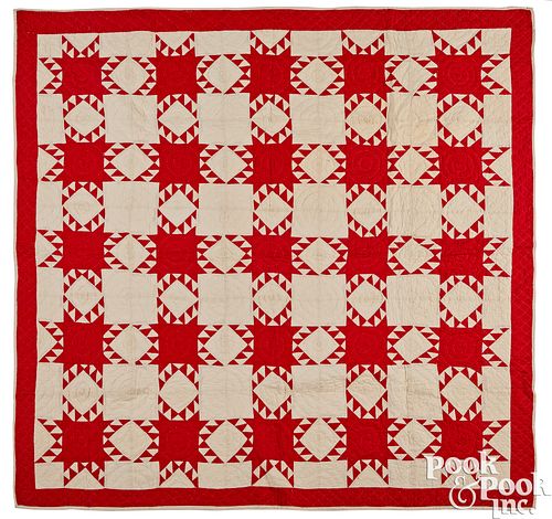 RED AND WHITE TOUCHING STARS