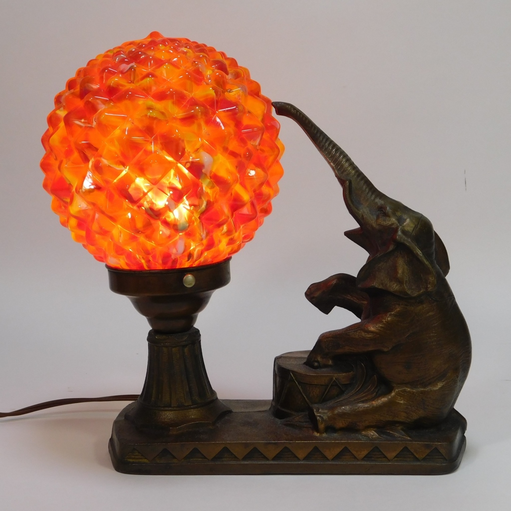 RED AND YELLOW BOHEMIAN ART GLASS