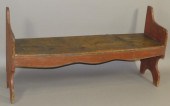 RED BENCHca. 1820; in pine wit