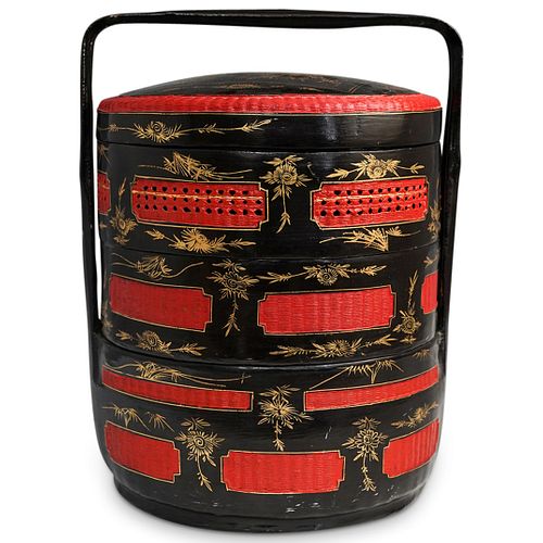 RED, BLACK AND GOLD BAKUL SIAH