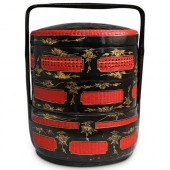 RED, BLACK AND GOLD BAKUL SIAH