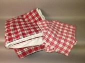 RED & BLUE PLAID/CHECK BEDDING