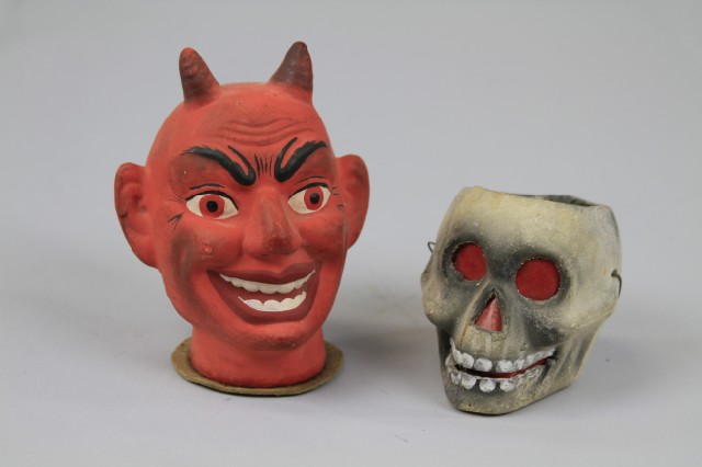 RED EYED SKULL AND COMPOSITION
