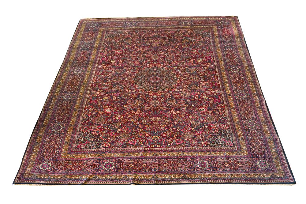 RED FIELD PERSIAN CARPETwool on
