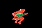 RED FROG MOVEABLE ARM BAKELITE
