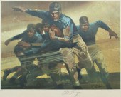 RED GRANGE LIVING LEGENDS SIGN