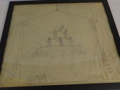 RED GROOMS DRAWING CIRCUS TRAP