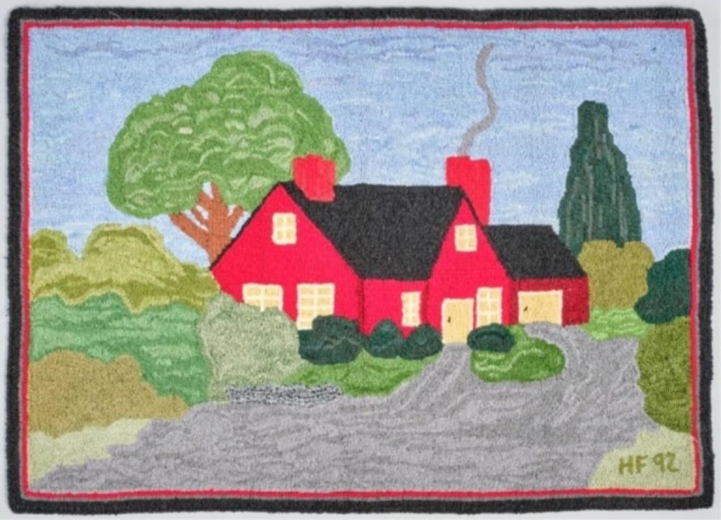 RED HOUSE HOOKED RUGA Nova Scotia