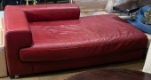 RED LEATHER SOFA Red leather s