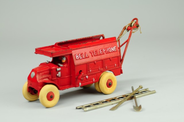 RED OHIO BELL TELEPHONE TRUCK