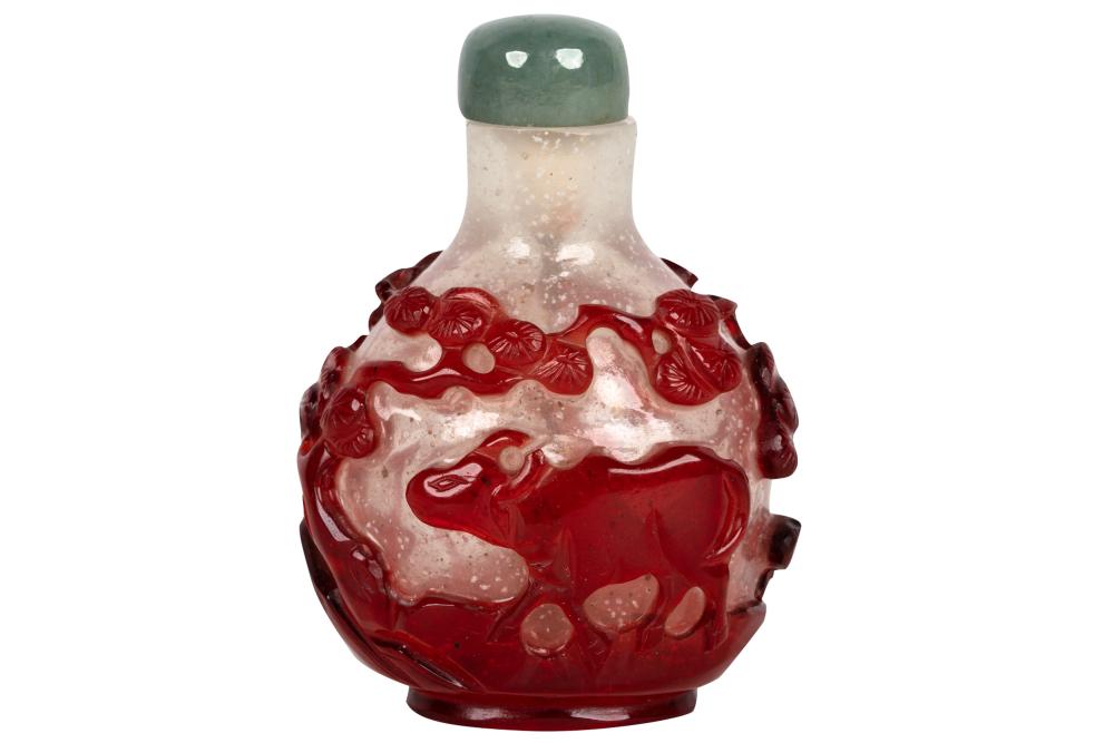RED OVERLAY BUBBLE-SUFFUSED SNUFF