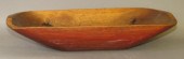 RED PAINTED MAPLE WOOD TRENCHE