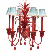 RED-PAINTED "PINEAPPLE" SIX-LI