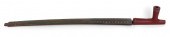 RED PIPESTONE BOWL PIPE, MID-1