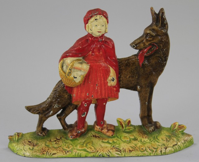 RED RIDING HOOD WITH WOLF