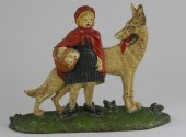 RED RIDING HOOD & WOLF DOORSTO