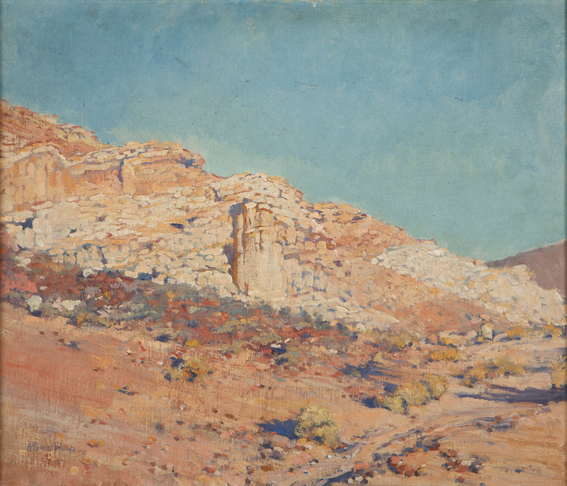 ''Red Rock Canyon'' oil on