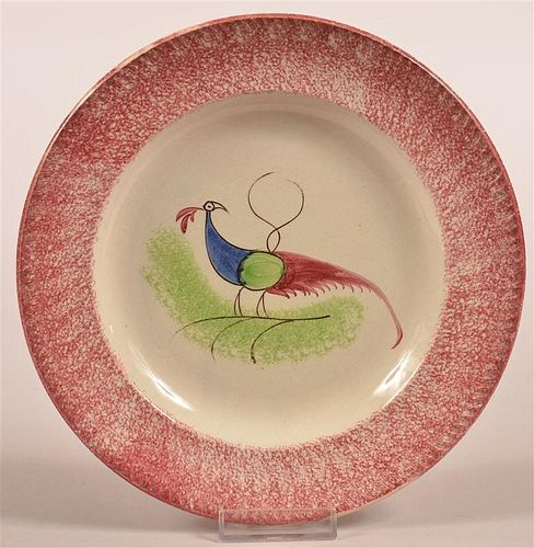 RED SPATTER IRONSTONE PEAFOWL
