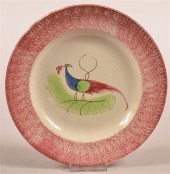RED SPATTER IRONSTONE PEAFOWL
