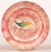 RED SPATTER PEAFOWL IRONSTONE