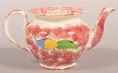 RED SPATTER PEAFOWL PATTERN TE