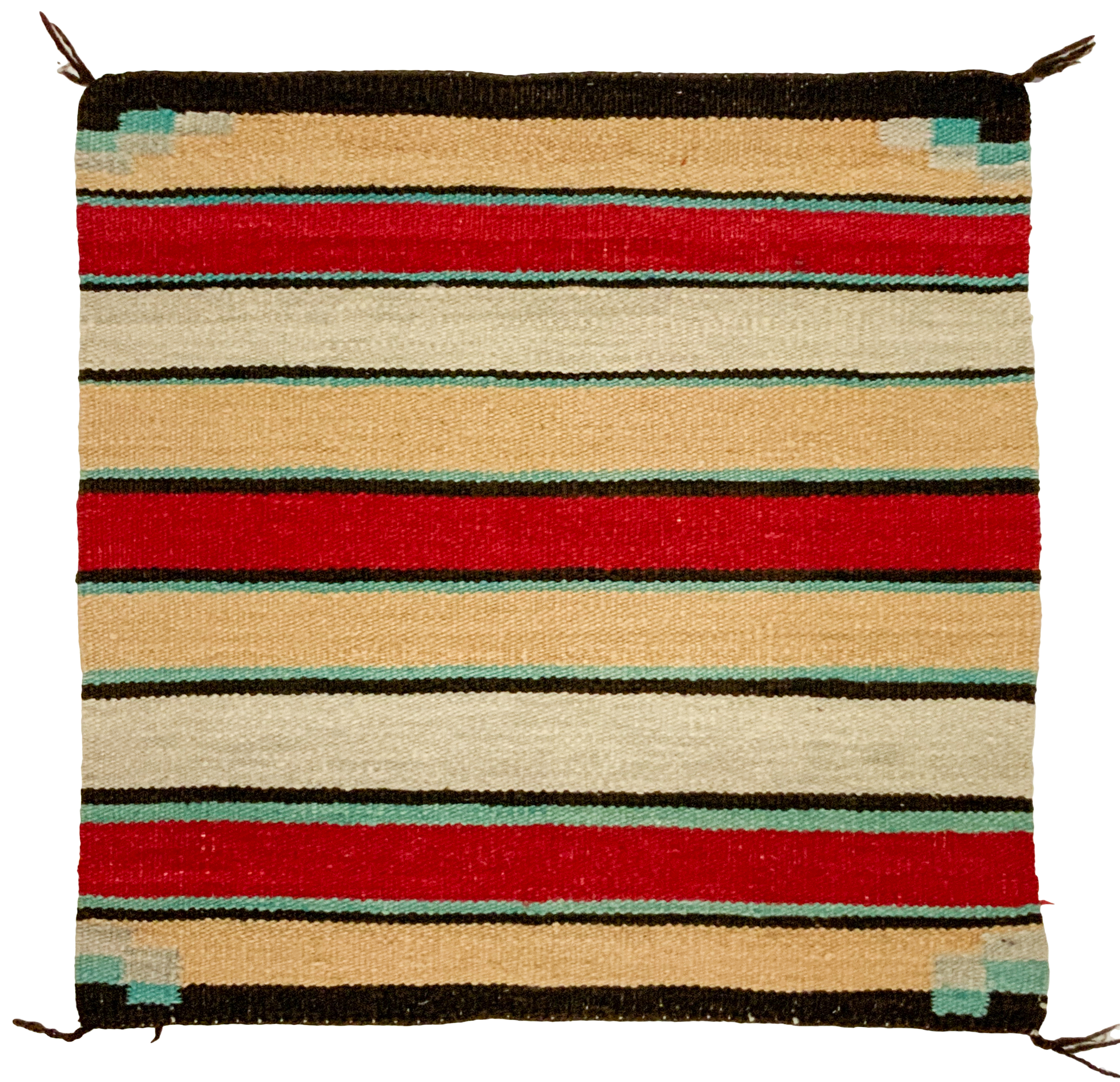 RED, TURQUOISE AND TAN NAVAJO
