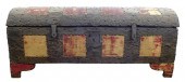 RED VELVET COVERED CHEST, SPAN