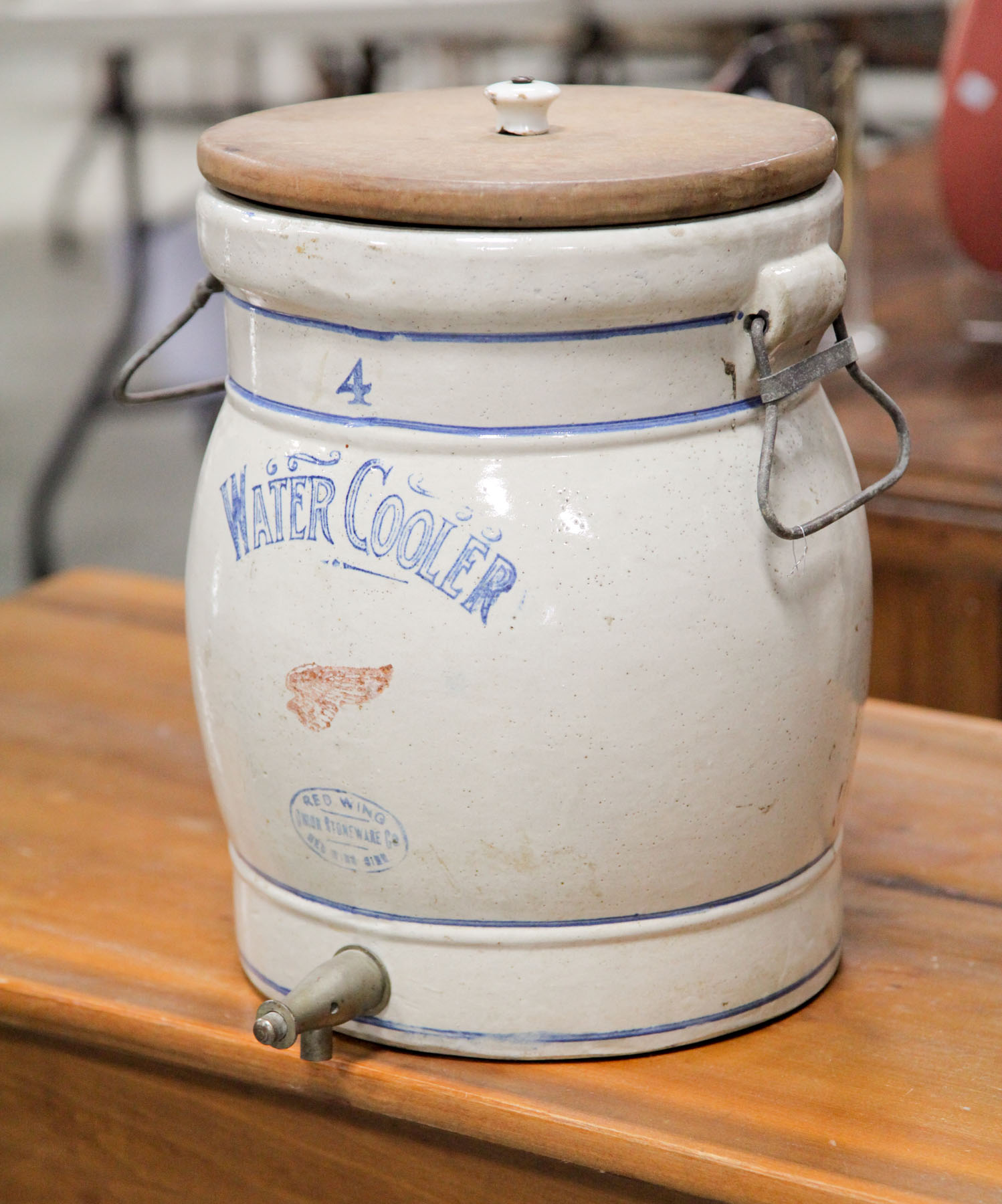 RED WING WATER COOLER.  American 