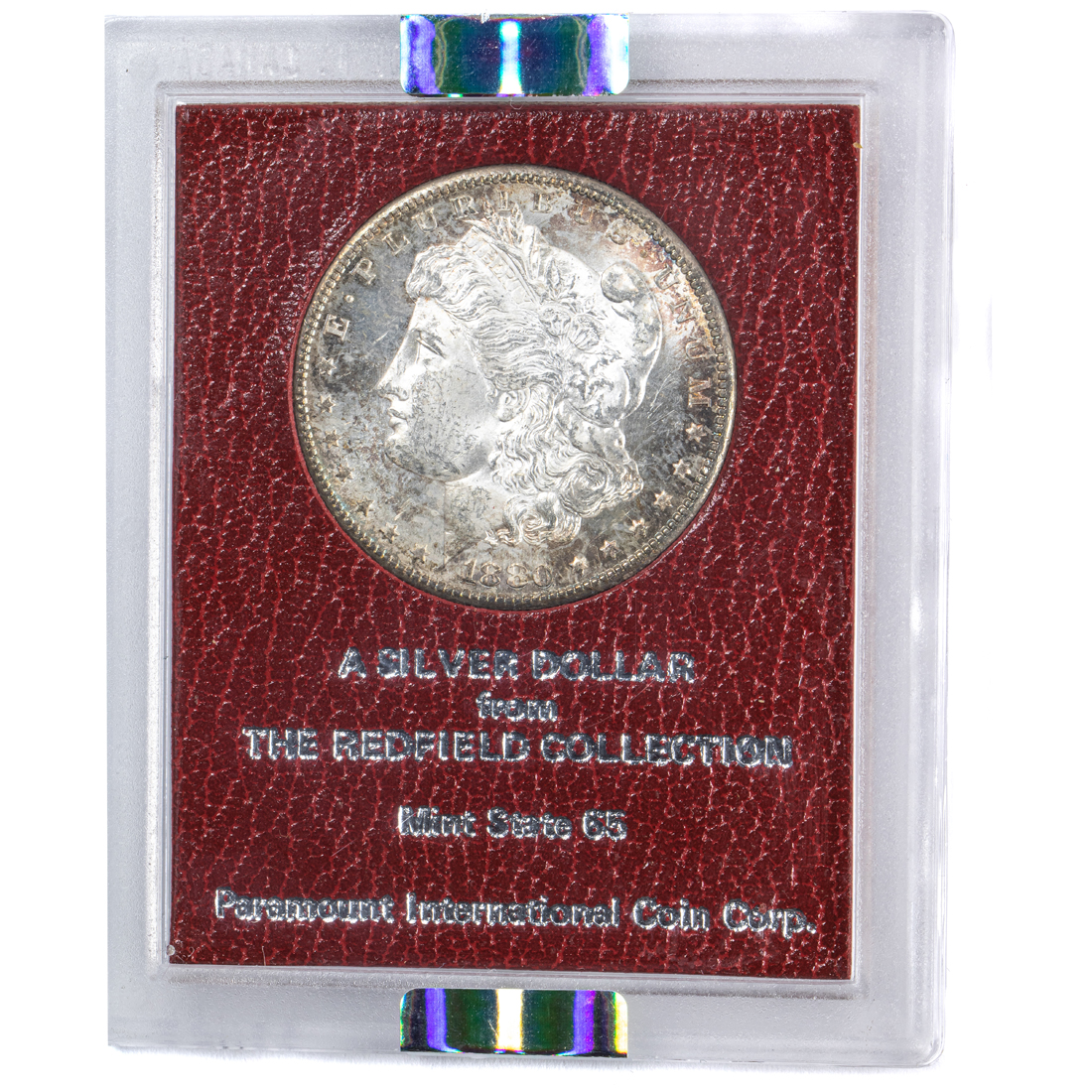 "REDFIELD" SILVER DOLLAR, MS65,