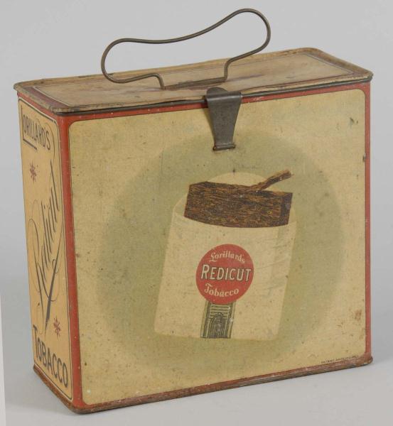 Redicut Tobacco Tin.  Description