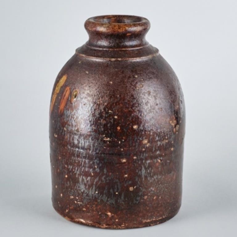 REDWARE CROCKA one gallon redware