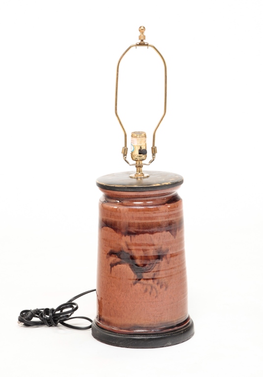 REDWARE LAMP BY TURTLECREEK