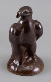 REDWARE POTTERY EAGLE SEWER CO