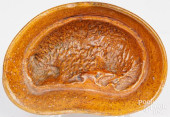 REDWARE RECUMBENT DOG MOLD<br>