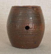 Redware Temperance rundlet dat