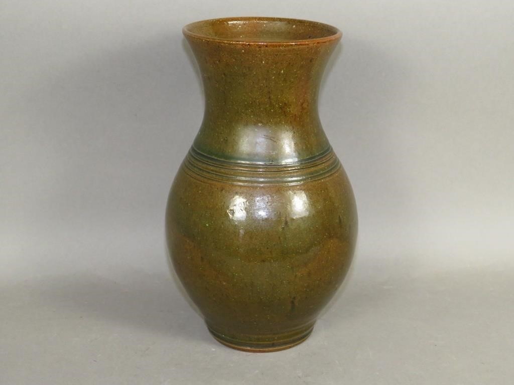 REDWARE VASE BY JOHN BELLca.
