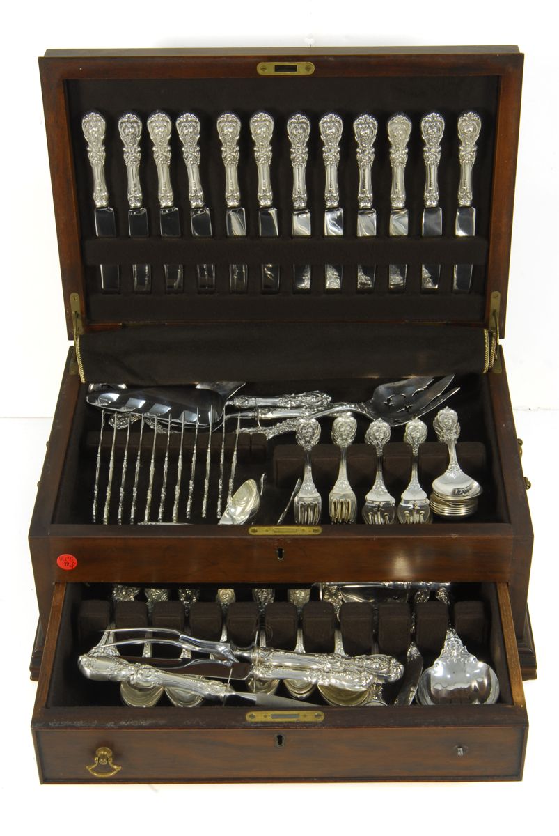 REED & BARTON CASED STERLING SILVER