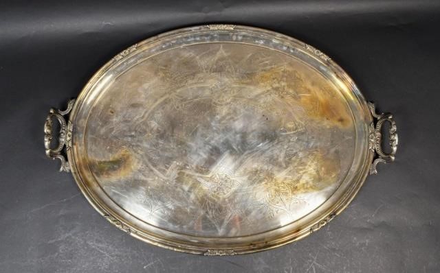 REED & BARTON LARGE SILVERPLATE
