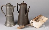 REED & BARTON PEWTER FLAGON, E