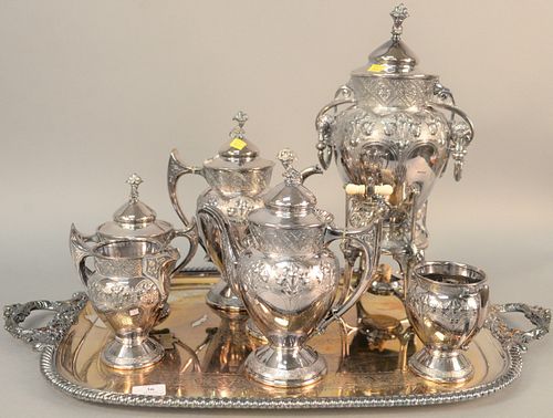 REED & BARTON SEVEN-PIECE SILVER