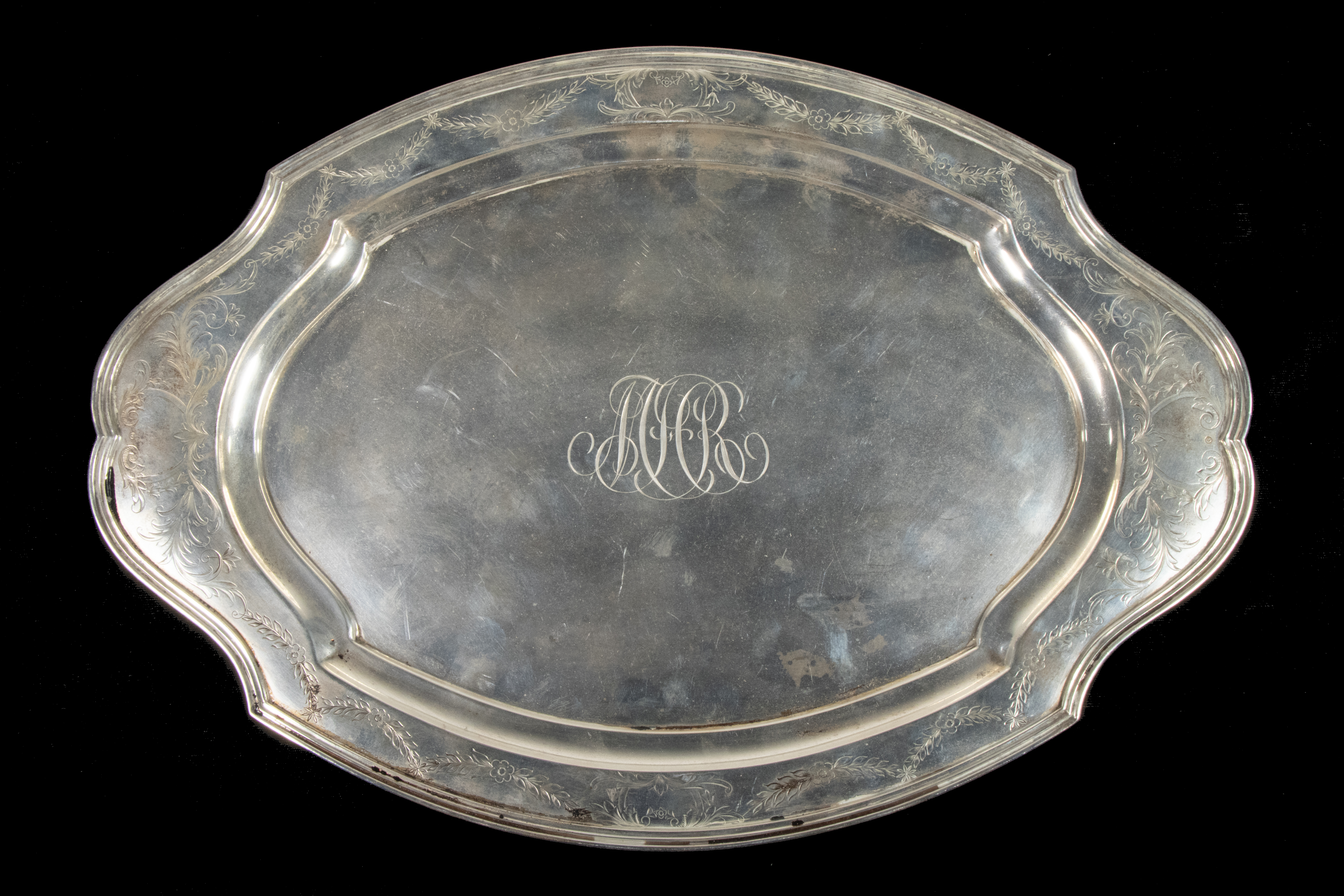 REED & BARTON SILVER TRAY Early