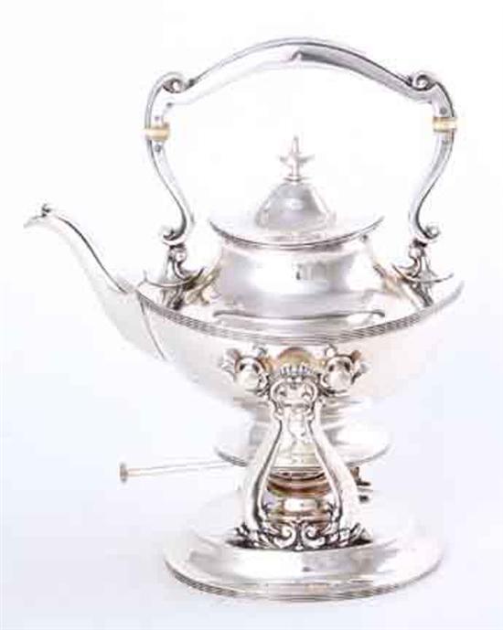 Reed & Barton sterling kettle on