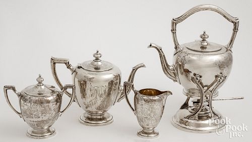 REED & BARTON STERLING SILVER TEA