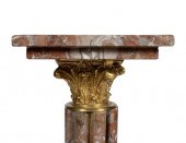 REEDED MARBLE COLUMN WITH ORMO