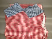 REENACTMENT CHECK FABRIC BED B