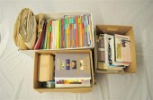 Reference Material. Three boxe