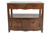 REGENCE CARVED OAK SERVERCondi