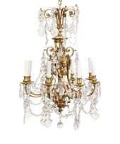 REGENCE STYLE 8-LIGHT BRONZE &