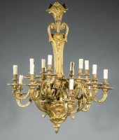 REGENCE-STYLE BRONZE FIFTEEN-L